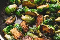 Caramelized Molasses Brussels Sprouts