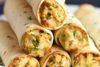 Golden Baked Chicken Taquitos