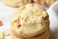 Sweet & Salty Pretzel Crunch Cookies with White Chocolate & Butterscotch