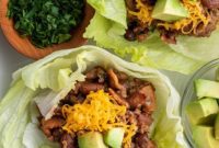 Fiesta Beef Lettuce Cups