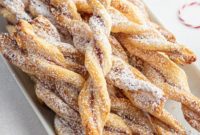 Golden Flaky Jam Spirals