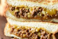 Tangy Dill Pickle Sloppy Joe Melt