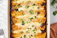 Sweet and Savory Cranberry Turkey Enchiladas