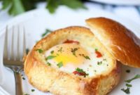 Elegant Brioche Egg Nests