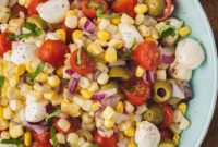 Sweet Corn Caprese Medley
