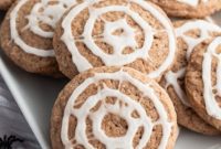 Spooky Chocolate Spiderweb Sugar Cookies