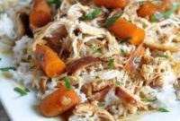 Slow Cooker Sticky Garlic Brown Sugar Chicken
