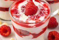 Luscious White Chocolate Raspberry Parfaits