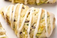 Tender Zucchini Chocolate Chip Scones