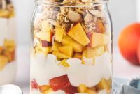 Summertime Peach Yogurt Parfaits