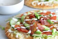 Loaded Ranch BLT Flatbread