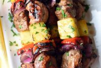 Flame-Kissed Teriyaki Pork Skewers