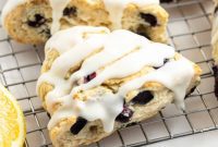 Zesty Lemon Blueberry Scones