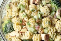 Hearty Chicken and Broccoli Pasta Salad