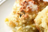 Sweet & Savory Apple-Cheddar Skillet Biscuits