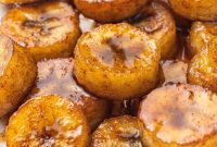 Golden Caramelized Bananas
