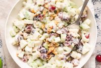 Crisp Apple & Walnut Waldorf Salad