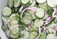 Refreshing Creamy Cucumber Medley