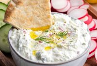 Refreshing Greek Cucumber Yogurt Dip