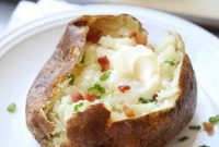 Fluffy Crispy Oven Baked Potatoes