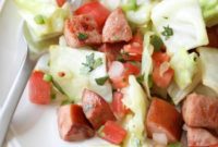 Zesty Mexican Kielbasa and Cabbage Hash