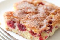 Crimson Cranberry Yuletide Cake