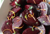 Zesty Maple Roasted Beets
