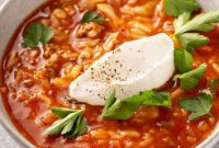 Deconstructed Cabbage Rolls
