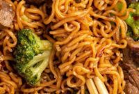 Flavorful Beef and Broccoli Ramen Bowl