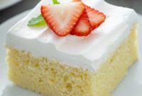 Super Moist Three Milk Cake