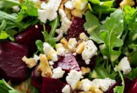Vibrant Beet and Peppery Arugula Salad