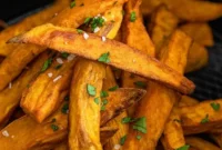 Crispy Sweet Potato Fries Air Fryer or Oven