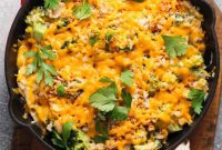 Hearty Chicken Broccoli Rice Bake