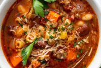 Homemade Olive Garden Pasta Fagioli Soup