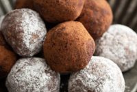 Spiked Chocolate Rum Truffles