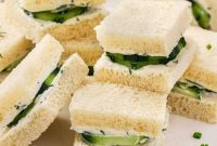 Delicate Cucumber Tea Sandwiches