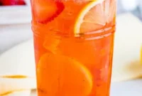 Vibrant Strawberry Lemonade