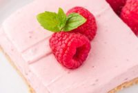 Raspberry Swirl Cheesecake Squares