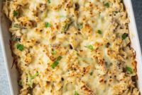 Ultimate Chicken Alfredo Casserole