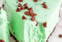 Effortless Mint Chocolate Chip Cheesecake