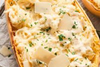 Creamy Spaghetti Squash Alfredo