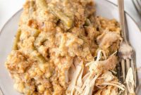 Homestyle Slow Cooker Chicken and Stuffing