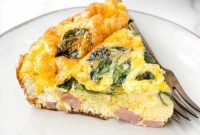 Hearty Ham and Spinach Frittata Skillet