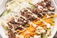 Cheeseburger Salad Bowl