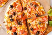 Homemade Taco Bell Style Mexican Pizza