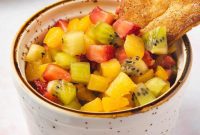 Fruit Salsa and Pie Crust Chips