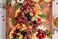 Holiday Evergreen Grazing Board