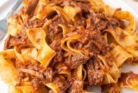 Tender Slow Cooked Beef Ragu