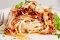 Liquid Gold Alfredo Spaghetti
