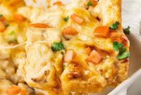 Chicken Alfredo Pull-Apart Pizza